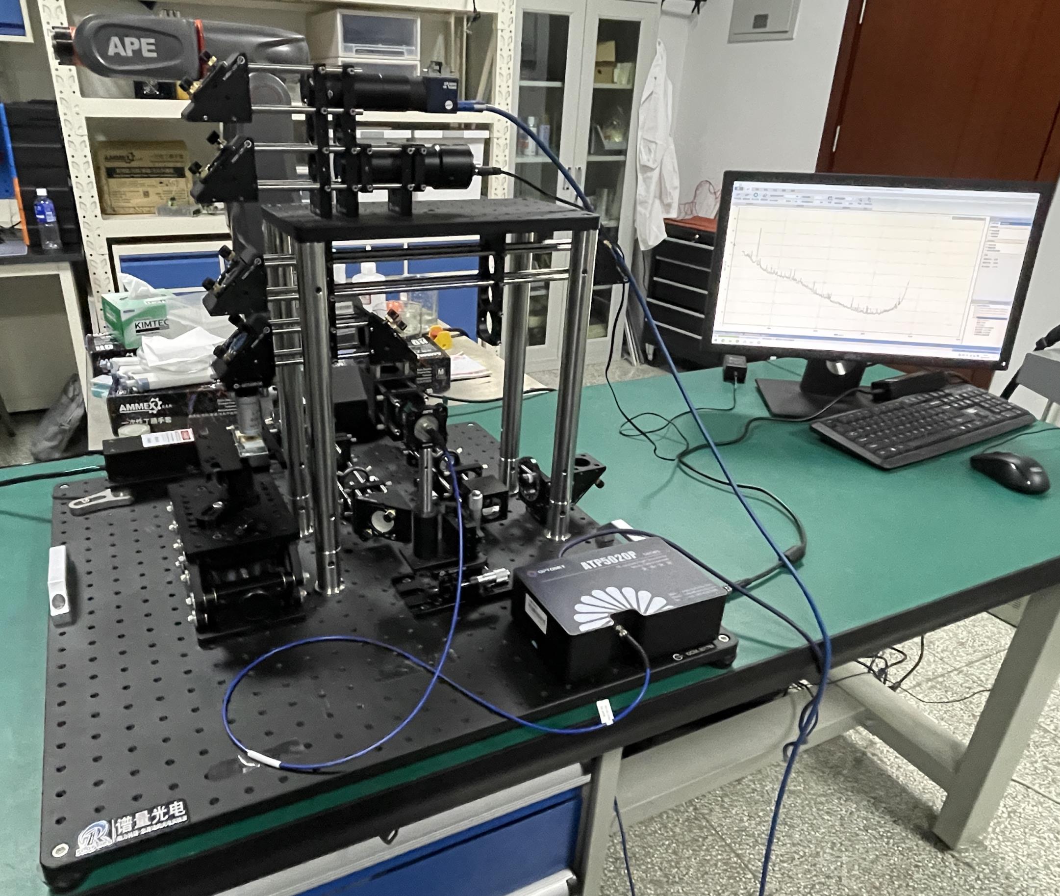 華東某研究院 雙波長開放式拉曼鑷子光學系統順利驗收交付