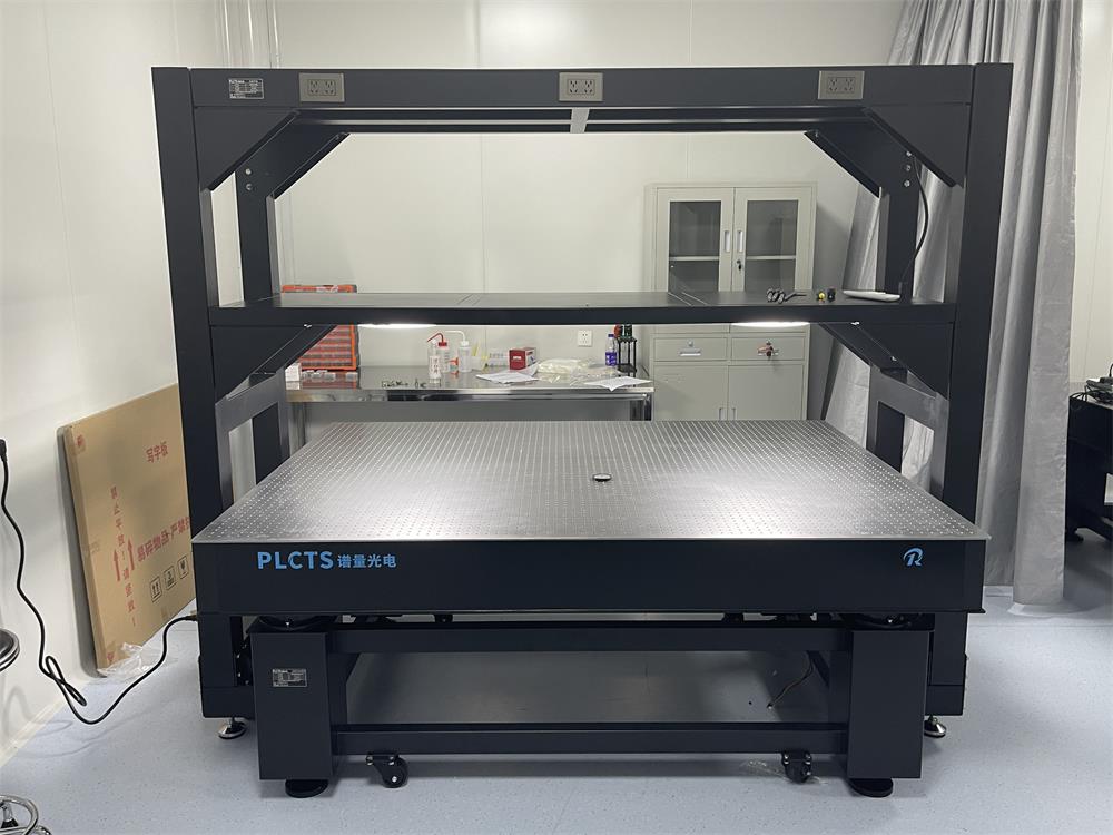 河南某高校 高精密阻尼隔振光學平臺安裝交付